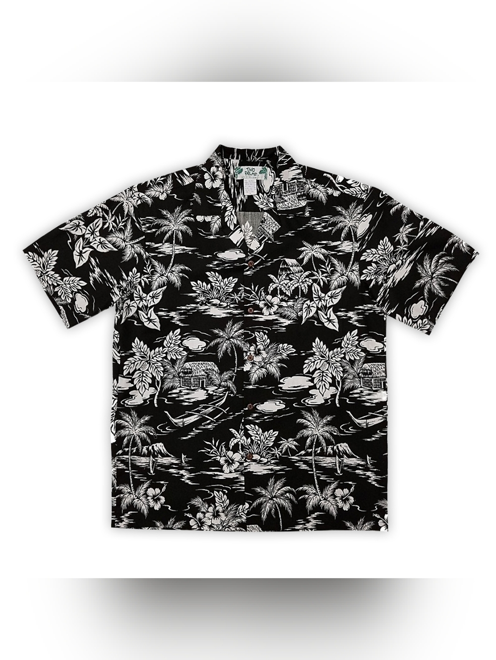 Two Palms Made in Hawaii Men’s Aloha Shirt - 100% Cotton